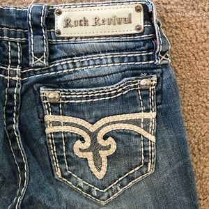 Zoey Straight Rock Revival Jeans